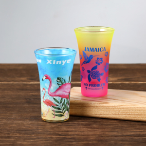 Vasos de Chupito con Logotipo Personalizado, Diseño Creativo con Temática de Vacaciones en Jamaica, Recuerdo Decorativo de Jamaica - Product Image 2