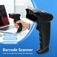Lecteur de codes-barres sans fil Xincode 1D 2D, scanner de codes QR USB filaire, pistolet de lecture pour supermarchés, magasins de détail et entrepôts