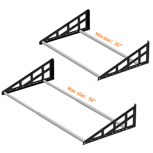 Jh-mech lốp lưu trữ Giá Nhiệm vụ nặng nề có thể điều chỉnh 31 đến 56 inch 56 "x 27" x 10.2 "Wall Mount bột thép lốp tường giá - Product Image 4