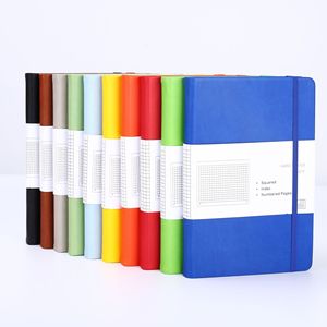 Carnet de notes en cuir PU avec logo personnalisé, agenda hebdomadaire de gratitude, carnet de notes B5 à couverture rigide et carnet en cuir A5 de haute qualité - Product Image 2