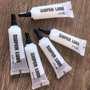 Lot de 5 graisses lubrifiantes <span class=keywords><strong>Easy</strong></span> <span class=keywords><strong>Threed</strong></span> Super Lube pour pièces d'imprimante 3D, réduction du bruit, lubrification fluide et entretien - Product Image 1