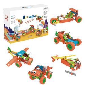 Jouets éducatifs pour enfants, ensemble de construction de modèles 5 en 1, jouets de construction intelligents, blocs souples - Product Image 1