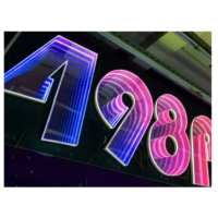 Letras de Canal LED RGB Personalizadas, Señalización 3D para Negocios, Centros Comerciales, Hospitales, Empresas - IPx6 Impermeable, Control Remoto, Transformador de Potencia
