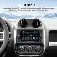 Radio para Auto Rhythm de 7 Pulgadas con Sistema Linux para Jeep Wrangler, Compass y Grand Cherokee con Carplay y Android Auto