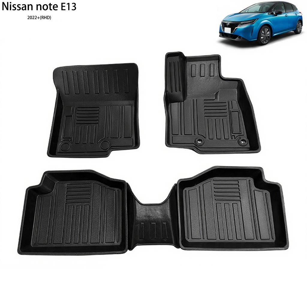 3D rubbermatten voor Nissan Note 2006