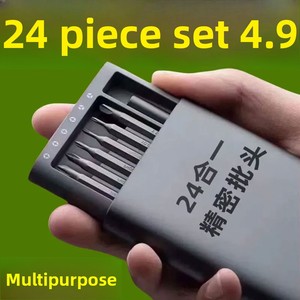 Set obeng presisi multifungsi, untuk komputer ponsel Tablet pemeliharaan industri baja dapat dilepas - Product Image 5