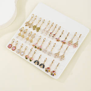 Dubai Vàng Trang Sức Thiết Kế Thời Trang Big Chain Treo Bông Tai Của Peacock <span class=keywords><strong>Earring</strong></span> Mô Hình - Product Image 1