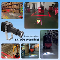 Lampe de signalisation de danger avec logo personnalisé, projecteur virtuel, indicateur de stop pour véhicule, signalisation de flèche directionnelle, lumière d'avertissement LED pour chariot élévateur