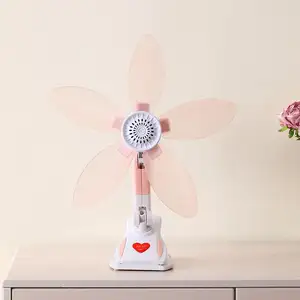 220V Five-Blade Strong Wind Silent Table Fans Custom Household Mini Clip Fan Electric Fans