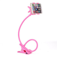 Prix bon marché d'usine support flexible bras long lit paresseux support de téléphone portable chevet bureau téléphone portable pince support
