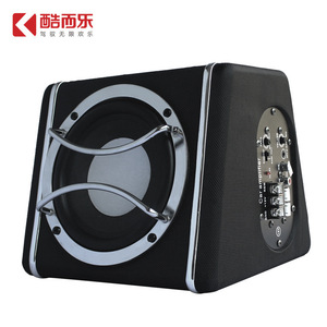 ซับวูฟเฟอร์ Kuailvle ขนาด 6 นิ้ว แบบแอคทีฟ 12V โมโน ตู้ลำโพง MDF สำหรับอัพเกรดระบบเสียงรถยนต์ - Product Image 3