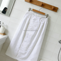 Serviette de bain en coton éponge 100% avec logo et couleur personnalisés Lumi, antidérapante, jupe de bain réglable, pour la douche, l'hôtel
