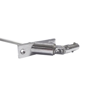 Accesorios de puerta y ventana de <span class=keywords><strong>persiana</strong></span> <span class=keywords><strong>enrollable</strong></span> de aleación de aluminio, junta universal de hardware, tipo cabeza de bala - Product Image 4