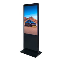 Pantalla de Señalización Digital Inteligente de 43 Pulgadas, 4K Ultra Delgada, con Marco Estrecho, para Exhibición en Salas de Presentación y Centros de Ventas