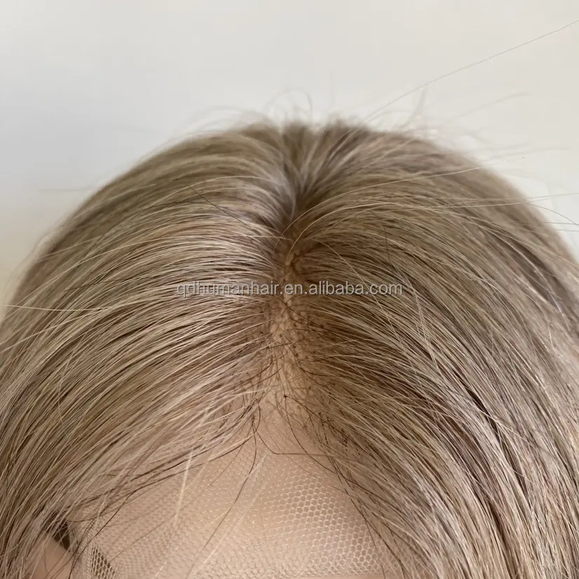 Wholesale Brazilian Cambodian raw hair ash blonde highlight transparent lace human hair wigs and hd lace frontal wig