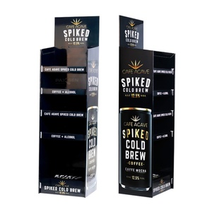 ขาตั้งโชว์สินค้าร้านขายยาแบบพับได้ ทำจากกระดาษแข็ง ออกแบบตามสั่ง รูปทรงลูกบาศก์ตามต้องการ - Product Image 1