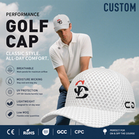 Hoge kwaliteit 5-panel luipaardprint katoenen custom geborduurde golf baseball pet fabriek groothandel gepersonaliseerd logo ademende pet