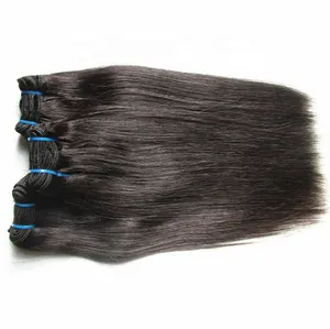 3Pcs indian straight human hair bundles on sale unprocessed 11a indian virgin hair extension weave