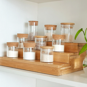 <span class=keywords><strong>3</strong></span> Tier Expansível Bamboo Spice Rack Tempero Organizador <span class=keywords><strong>para</strong></span> Gabinete Despensa Bancada Cozinha Passo Prateleira - Product Image 5
