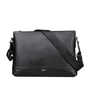 Men's Shoulder <b>Bag</b> Genuine Leather Black Crossbody <b>Bag</b> Fashionable Everyday Use - Product Image 5