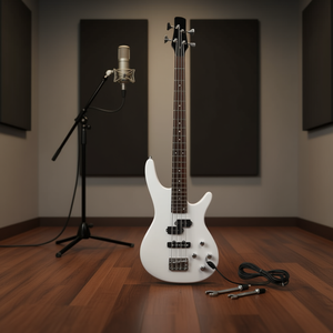 Guitare basse IB D0100HPUEJW 4 cordes, micros H-H, manche en érable, touche en ébène, guitare électrique pour débutants avec accessoires - Product Image 2