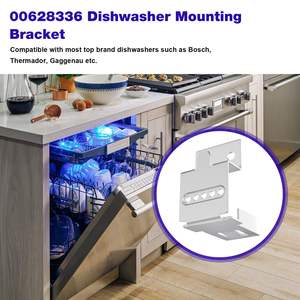 Soporte de placa frontal para lavavajillas 00628336 de acero inoxidable para Bosch AP5691119 3278461 62 - Product Image 2