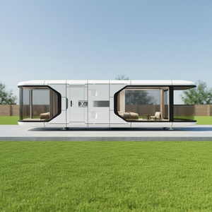 <span class=keywords><strong>Casa</strong></span> Cápsula Modular de Lujo Moderna STAR CABIN X7, Completamente Amueblada, Prefabricada, Inteligente y Móvil, para Glamping en Resorts - Product Image 1