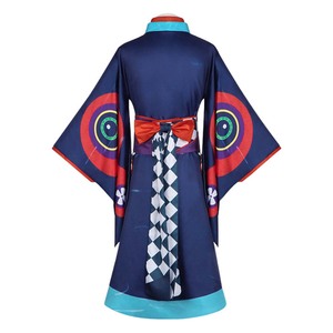Disfraz <span class=keywords><strong>de</strong></span> Cosplay <span class=keywords><strong>de</strong></span> Vendedor <span class=keywords><strong>de</strong></span> Medicina <span class=keywords><strong>de</strong></span> Anime para Hombre Adulto, Kimono Azul o Peluca AOKG-199 - Product Image 2
