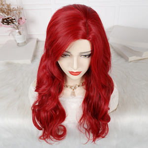 Peluca <span class=keywords><strong>de</strong></span> Cosplay <span class=keywords><strong>de</strong></span> <span class=keywords><strong>Ariel</strong></span> <span class=keywords><strong>de</strong></span> <span class=keywords><strong>Color</strong></span> Rojo <span class=keywords><strong>de</strong></span> Ainizi <span class=keywords><strong>de</strong></span> <span class=keywords><strong>la</strong></span> <span class=keywords><strong>Sirenita</strong></span> para Halloween - Product Image 2