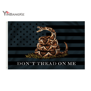 تسليم سريع 5x3ft الطباعة الرقمية مخصص البوليستر أمة واحدة تحت الله المسيحية الولايات المتحدة الأمريكية لا تخطو على لي العلم - Product Image 3