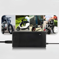 Cargador Rápido DC 54.6V 2A 3A para Smartgyro Crossover Dual Max 2/Cecotec Bongo Z City, Cargador de Batería de Iones de Litio, Adaptador de Corriente