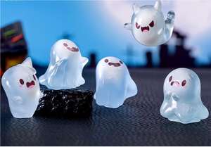 Nouveauté Creative Noctilucent Lucite Résine Charmes Mignon DIY Accessoires pour La Maison De Table Décoration Porte-clés En Vrac En Gros - Product Image 4