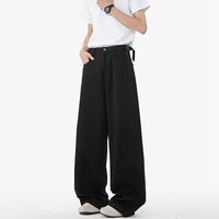 Nouveau pantalon décontracté pour homme, coupe droite, patchwork, confortable et respirant, 100 % coton, taille élastique, vente en gros usine