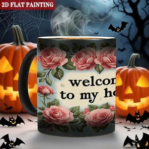 Heat Transfer Blank <b>Ceramic</b> <b>Mug</b> 11oz Frosted Black Color Changing Gift Cup - Product Image 6