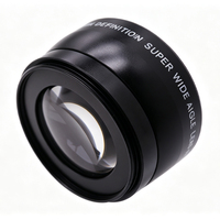 Objectif macro grand angle 58 mm en acier inoxydable usiné CNC pour appareils photo reflex numériques et téléphones – Vente en gros