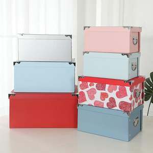 Caja de Papel Plegable Grande - Caja de Almacenamiento de Color Sólido para <span class=keywords><strong>Ropa</strong></span>, Libros, Cómics y CDs - Product Image 6