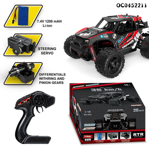 1:18 2.4G đầy đủ tỷ lệ thuận 4WD Xe mô hình RC tốc độ cao điều khiển từ xa xe cổ điển - Product Image 6