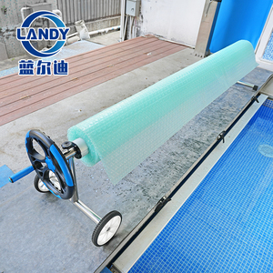 <span class=keywords><strong>Enrouleur</strong></span> de bâche solaire portable en alliage d'aluminium Landy, installation facile, anti-UV, manuel, capacité de charge 50 kg, garantie 1 an pour piscines - Product Image 5