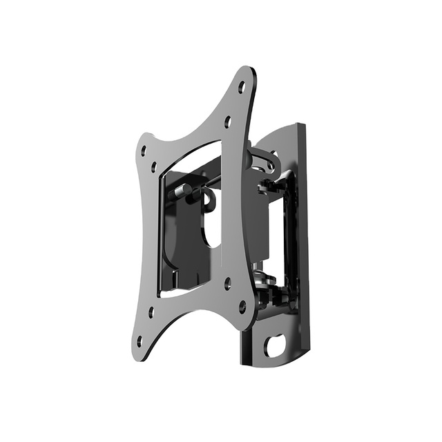Heavy Duty Wall Fixed TV Mount Brackets VESA 100*100mm Swivel Tilt 13"-27" for Living Room TVs Max 80lbs Steel Material