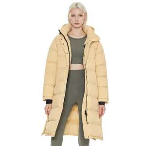 OEM Winter Down Coat Puffer Women Clothing Jacket Thickening Jacket Coat Women's Long Down Jacket