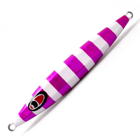 Leurre de pêche artificiel Slow Pitch Jig 150g/200g, Leurre de pêche japonais Glow Stripe, Leurre de pêche en plomb