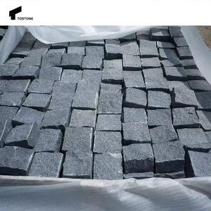 Tostone <span class=keywords><strong>Pavé</strong></span> Extérieur Pas Cher En Granit Naturel Chinois Trumble Cobble pour Villa Extérieur Allée <span class=keywords><strong>Pavé</strong></span> Zone - Product Image 3