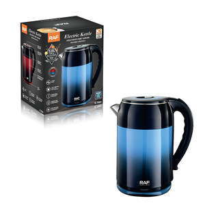 กาต้มน้ำไฟฟ้า3L สีไล่ระดับสีตัวเรือนสแตนเลสไฟแสดงสถานะที่อยู่อาศัยแบบพกพาอัตโนมัติเดือดเร็วในครัวเรือน - Product Image 2