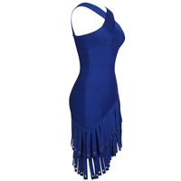 High-End Satin rücken freies Kleid Cross-Strap Gestrickte Cross Neck Corns Quaste für Bandage für den Sommer Neuer grenz überschreiten der Außenhandel
