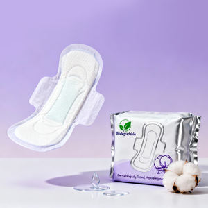 批发一次性负离子超薄棉女性护理卫生巾透气有翼设计防漏月经垫 - Product Image 2