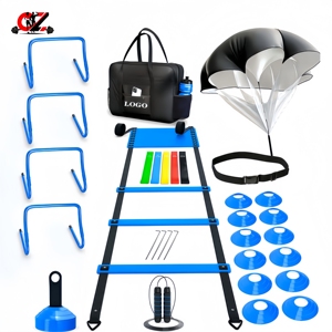 CZFIT - Kit de Entrenamiento de Velocidad y Agilidad para Fútbol, Escalera de Agilidad Impermeable de 6 m de Largo, Fácil de Transportar, para Todas las Estaciones - Product Image 1