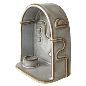 Offre Spéciale de table mini niche <span class=keywords><strong>miniature</strong></span> fait à la main en céramique palo santo autel porte-encens porcelaine bois naturel brûleur d'encens - Product Image 4