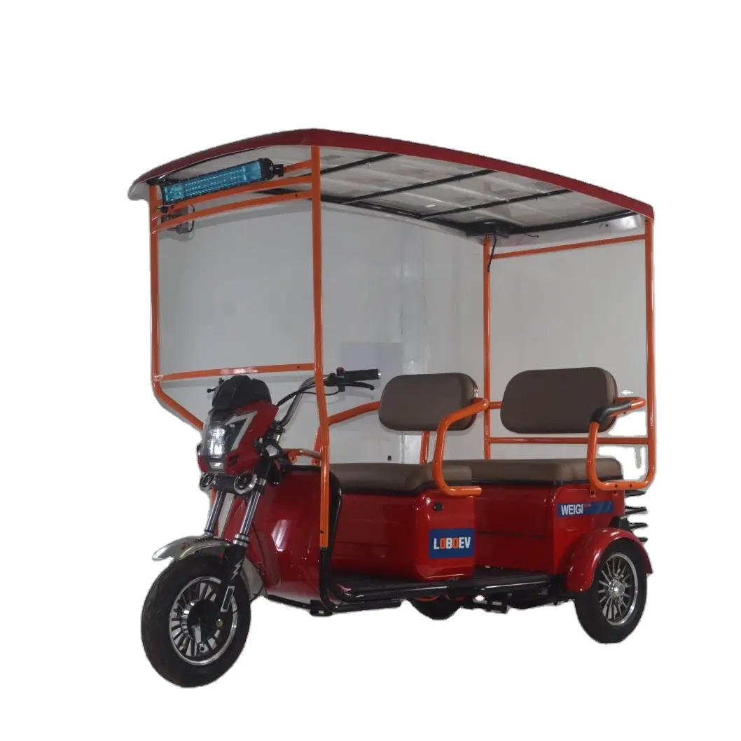 Solar-Dreirad Tuktuk-Ladertruck-Dreirad Motorrad Elektrofahrrad mit 3 Rädern