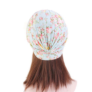 Turban pour femmes Head Wrap Cancer Chemo Beanies Cap Headwear Cap <span class=keywords><strong>Bonnet</strong></span> Hair Loss Hat - Product Image 3
