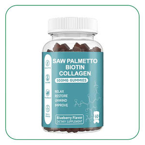 Bonbons gélifiés OEM Ausreson à la biotine et au collagène pour la santé des cheveux, de la peau et des ongles, certifiés Halal/Kosher - Product Image 3